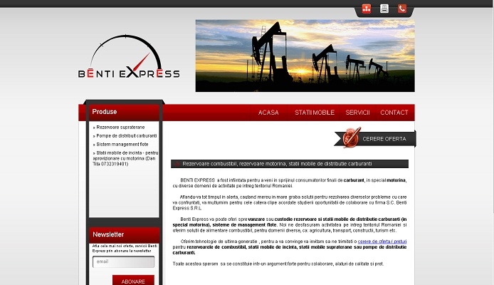 Site de prezentare produse - Benti Express - layout site.jpg